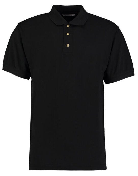 Kustom Kit KK400 Mens Workwear Superwash Polo - Black