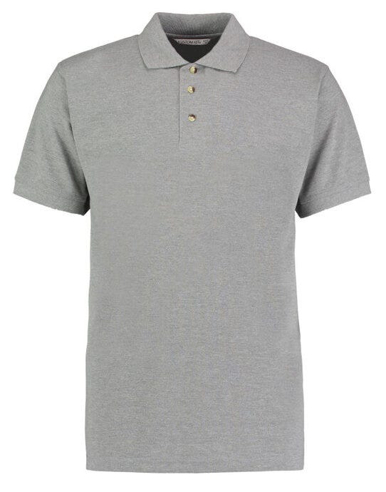 Kustom Kit KK400 Mens Workwear Superwash Polo - Heather Grey