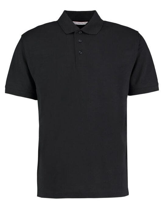 Kustom Kit KK403 Mens Klassic Superwash Polo - Black
