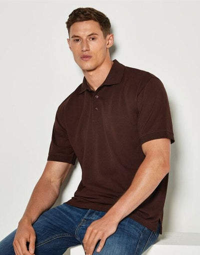 Kustom Kit KK403 Mens Klassic Superwash Polo - Chocolate