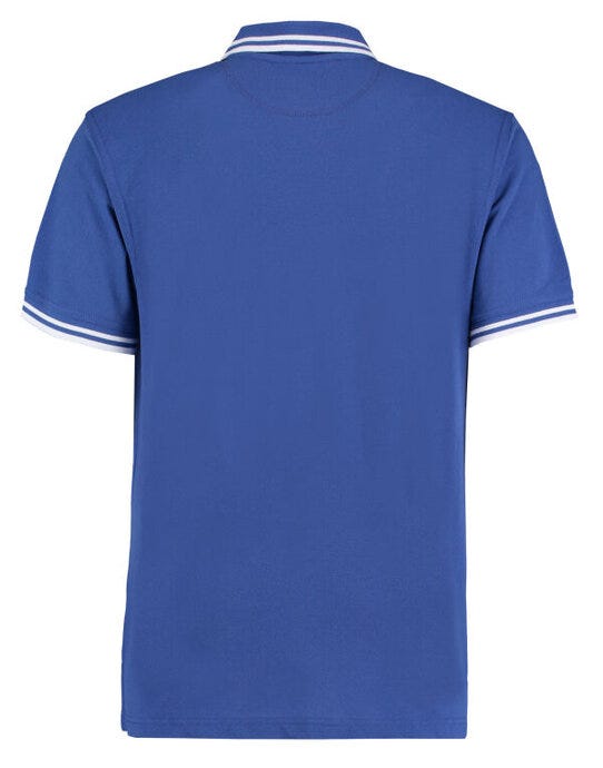Kustom Kit KK409 Mens Tipped Collar Polo - Royal/White