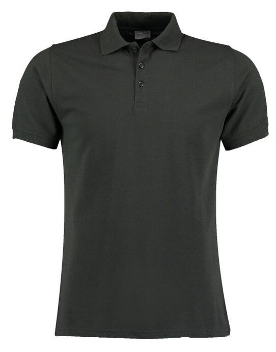 Kustom Kit KK413 Mens Slim Superwash Polo - Graphite