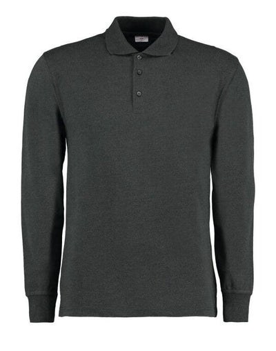 Kustom Kit KK430 Mens Pique L/S Polo Shirt - Graphite