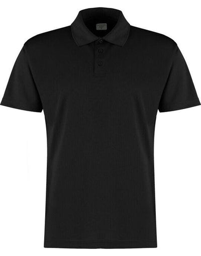 Kustom Kit KK455 Mens Cooltex Plus Polo - Black