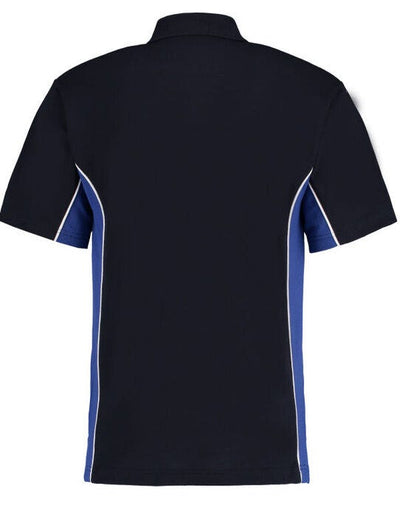 Kustom Kit KK475 Mens Classic Track Polo - Navy/Royal/White