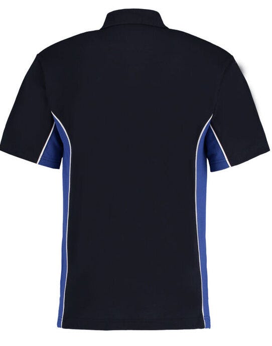 Kustom Kit KK475 Mens Classic Track Polo - Navy/Royal/White
