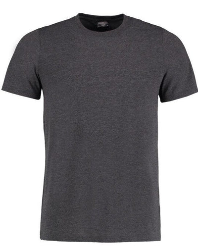 Kustom Kit KK504 Mens Fashion Superwash Tee - Dark Grey Marl