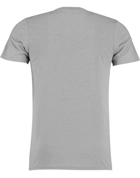 Kustom Kit KK504 Mens Fashion Superwash Tee - Light Grey Marl