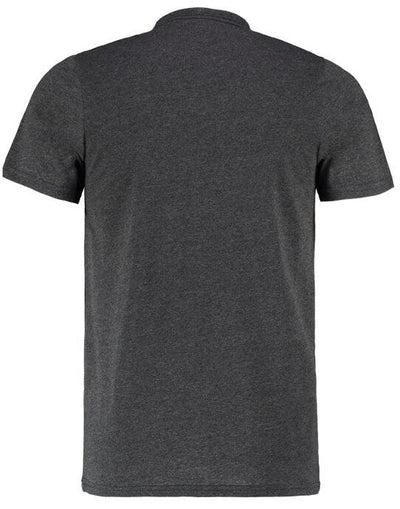 Kustom Kit KK504 Mens Fashion Superwash Tee - Black Melange