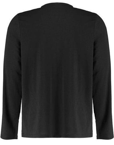 Kustom Kit KK510 Mens Fashion LS Superwash Tee - Black