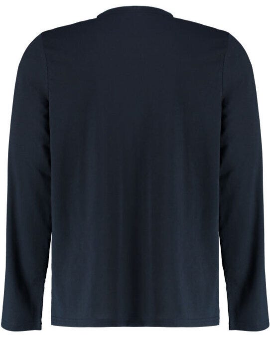 Kustom Kit KK510 Mens Fashion LS Superwash Tee - Navy