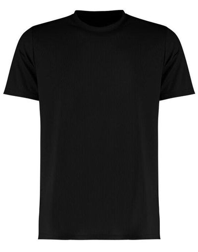 Kustom Kit KK555 Mens Cooltex Micro Mesh Tee - Black