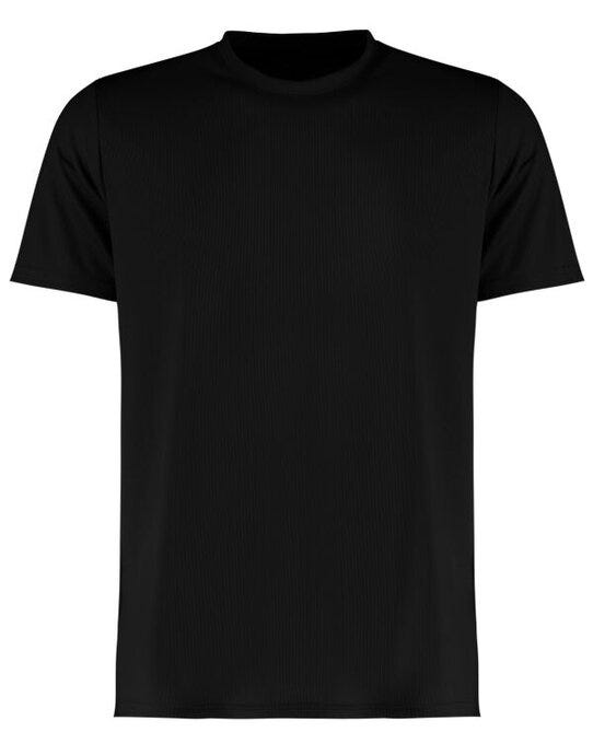 Kustom Kit KK555 Mens Cooltex Micro Mesh Tee - Black