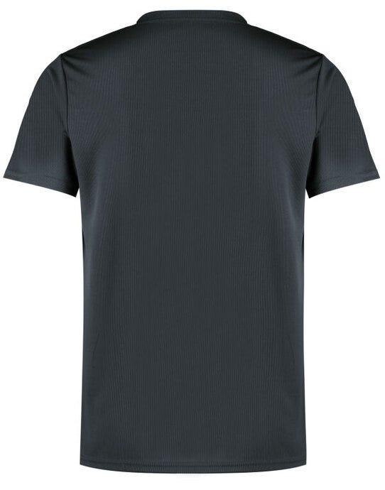 Kustom Kit KK555 Mens Cooltex Micro Mesh Tee - Graphite