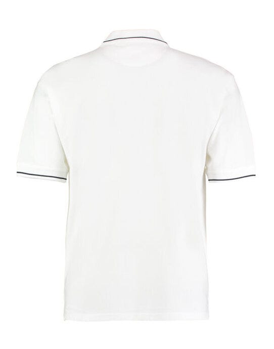 Kustom Kit KK606 Mens Classic St.Mellion Polo - White/Navy