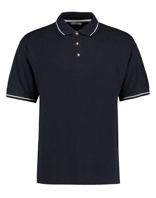 Kustom Kit KK606 Mens Classic St.Mellion Polo - Navy/White