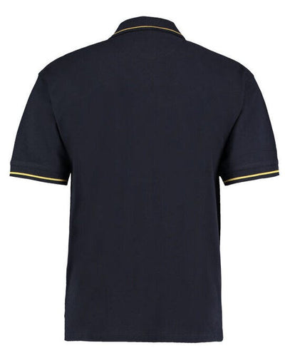 Kustom Kit KK606 Mens Classic St.Mellion Polo - Navy/Sun Yellow