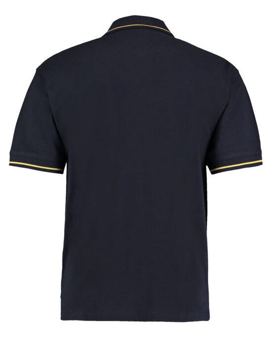 Kustom Kit KK606 Mens Classic St.Mellion Polo - Navy/Sun Yellow