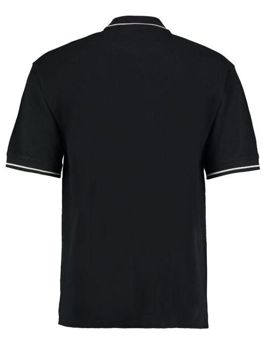 Kustom Kit KK606 Mens Classic St.Mellion Polo - Black/White