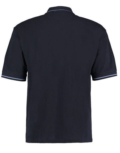 Kustom Kit KK606 Mens Classic St.Mellion Polo - Navy/Light Blue