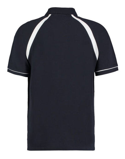 Kustom Kit KK615 Men Classic Fit Oak Hill Polo - Navy/White