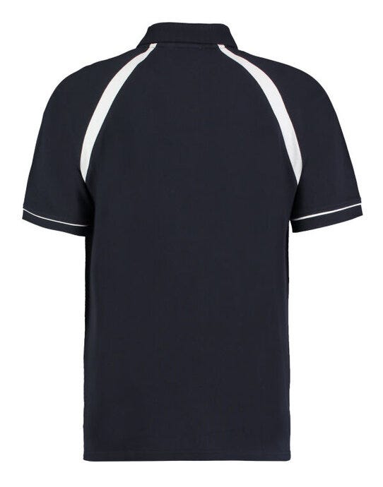 Kustom Kit KK615 Men Classic Fit Oak Hill Polo - Navy/White