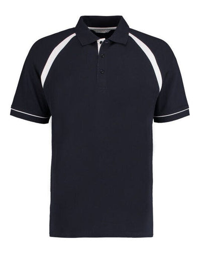 Kustom Kit KK615 Men Classic Fit Oak Hill Polo - Navy/White