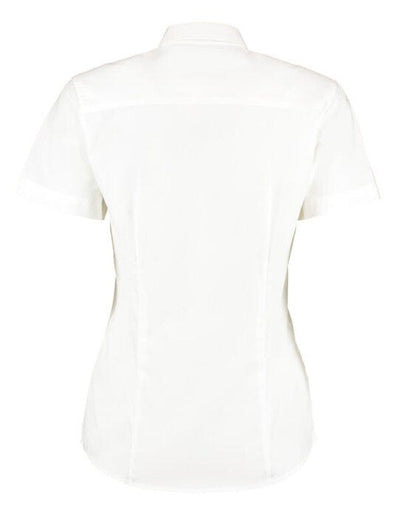 Kustom Kit KK701 Lady SS Tailored Oxford Shirt - White