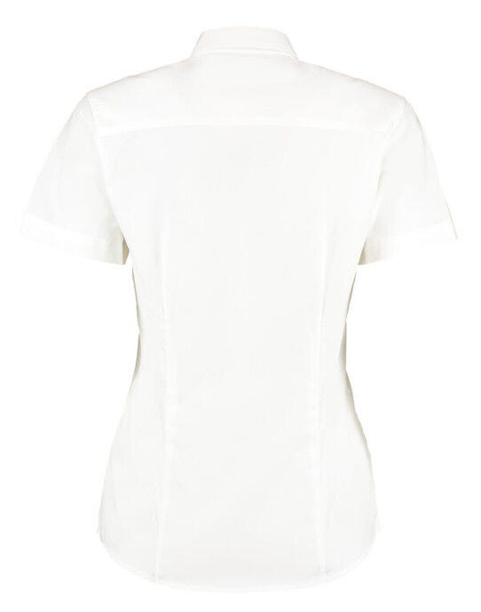 Kustom Kit KK701 Lady SS Tailored Oxford Shirt - White