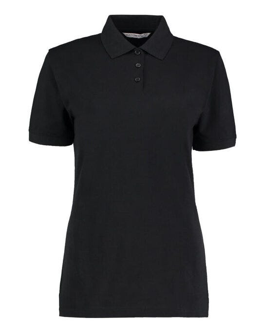 Kustom Kit KK703 Ladies Klassic Superwash Polo - Black