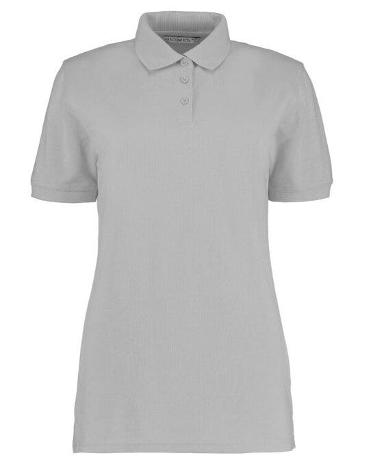 Kustom Kit KK703 Ladies Klassic Superwash Polo - Heather Grey
