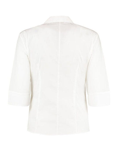 Kustom Kit KK715 Ladies 3/4 Continental Blouse - White