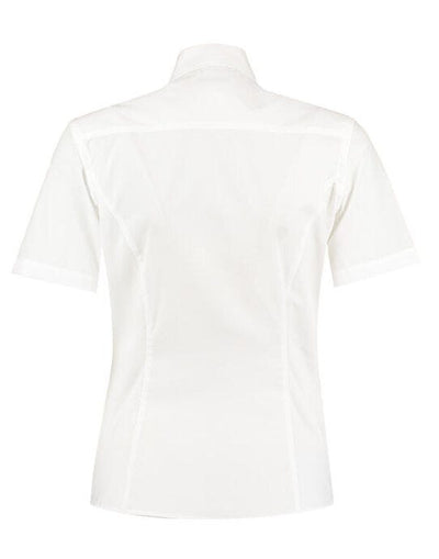 Kustom Kit KK742F Lady Tailor SS Business Shirt - White