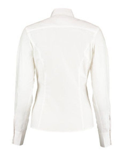 Kustom Kit KK743F Lady Tailor LS Business Shirt - White