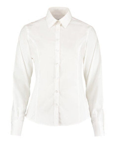 Kustom Kit KK743F Lady Tailor LS Business Shirt - White