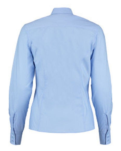 Kustom Kit KK743F Lady Tailor LS Business Shirt - Light Blue