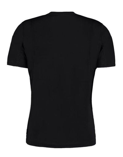 Kustom Kit KK991 Mens Cooltex Contrast Tee - Black/Black