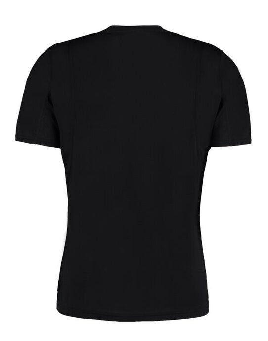 Kustom Kit KK991 Mens Cooltex Contrast Tee - Black/Black