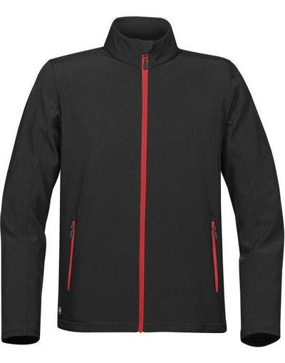 Stormtech KSB-1 Mens Orbiter Softshell - Black/Bright Red