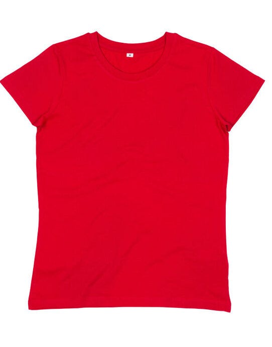 Mantis M02 Womens Essential Organic T - Red