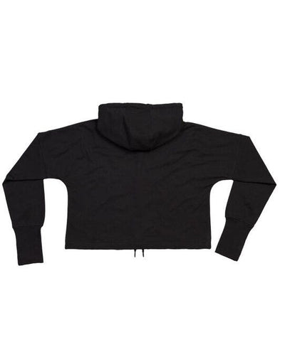 Mantis M140 Womens Cropped Hoodie - Black