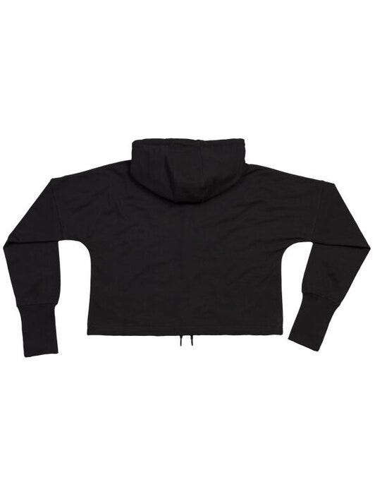Mantis M140 Womens Cropped Hoodie - Black