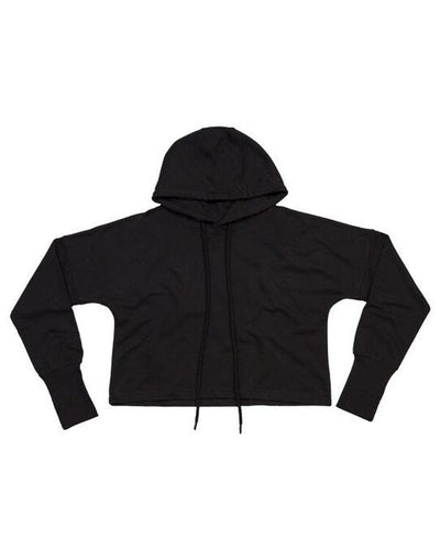 Mantis M140 Womens Cropped Hoodie - Black