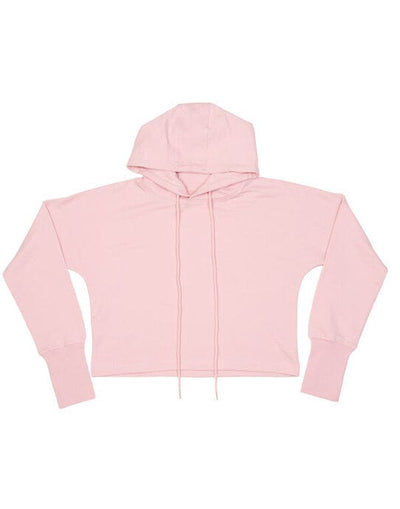 Mantis M140 Womens Cropped Hoodie - Soft Pink