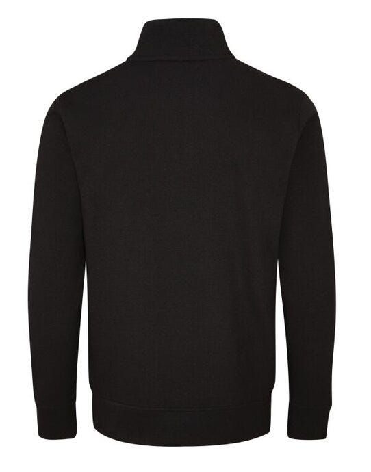 Mantis M197 Unisex Organic 1/4 Zip Sweat - Black