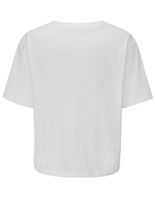 Mantis M198 Womens Organic Cropped T - White
