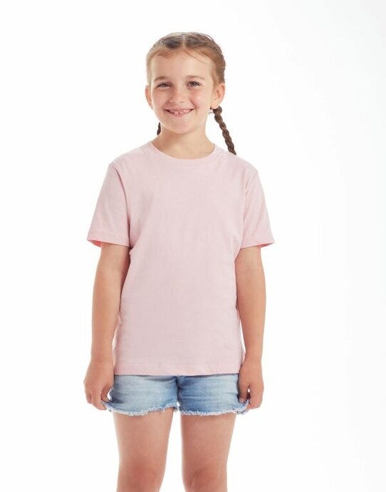Mantis MK01 Kids Essential Organic T - Soft Pink