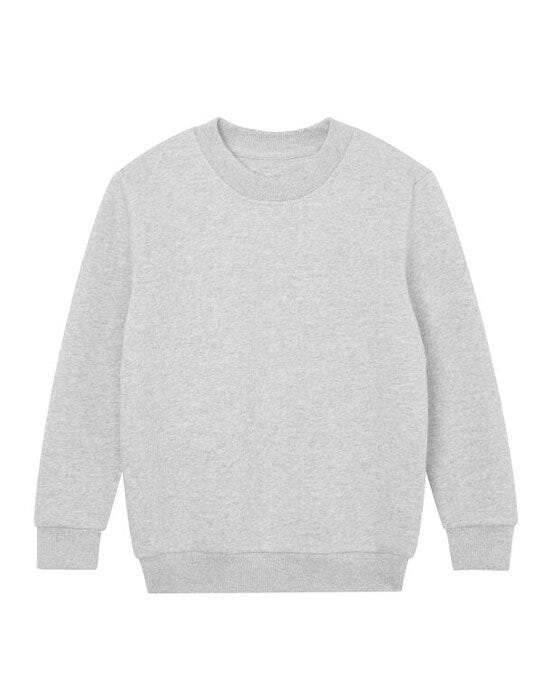 Mantis MK05 Kids Essential Organic Sweatshirt - Heather Grey Melange