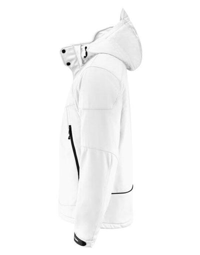 Printer Essentials PE2261035 Men Skeleton Softshel - White