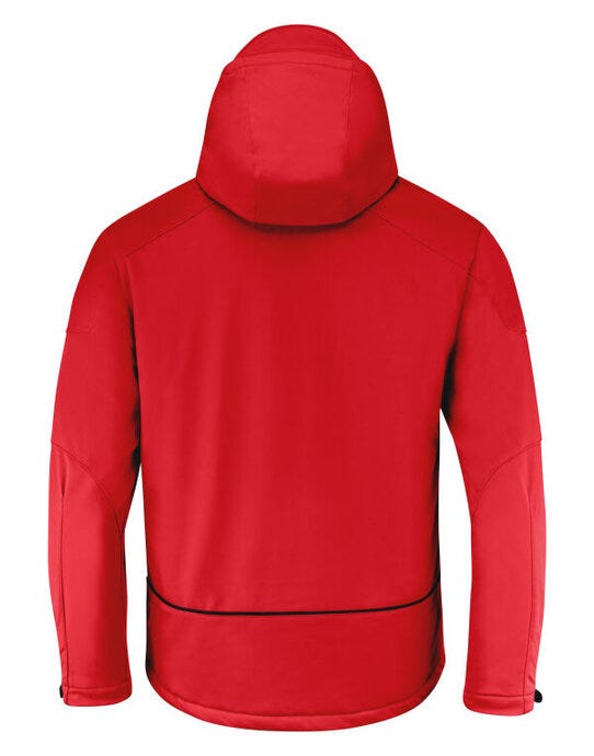 Printer Essentials PE2261035 Men Skeleton Softshel - Red